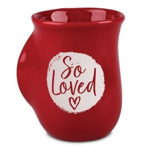 Cana din ceramica - 1 John 4:7 (So Loved) – Handwarmer
