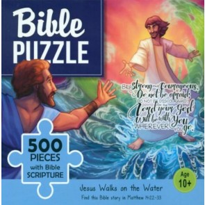 Jesus Walks on The Water. Puzzle biblic 500 piese