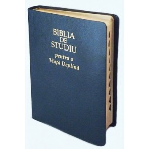 Biblia de studiu pentru o viata deplina [editie deLuxe, piele, negru]